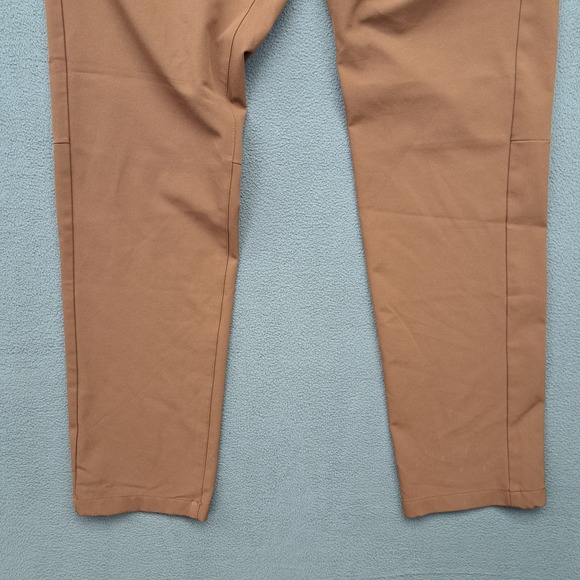 BONOBOS Golf Athletic Pants Men 32x32 Brown Performance Stretch Athleisure - Picture 6 of 11